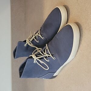 NWOT Timberland Mens High Cut Shoes Sneakers Lace Up Blue Size 11
